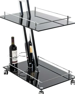 Haku Servierwagen Sam - 60x40x72 cm - Sicherheitsglas/