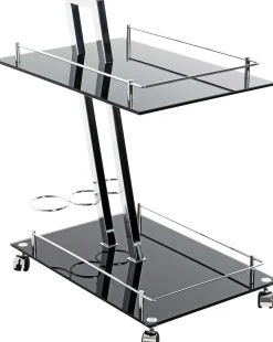 Haku Servierwagen Sam - 60x40x72 cm - Sicherheitsglas/