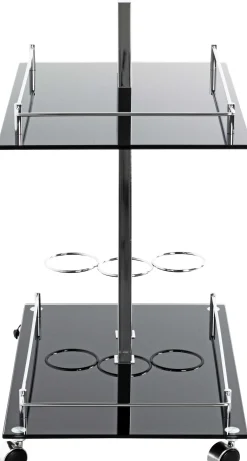 Haku Servierwagen Sam - 60x40x72 cm - Sicherheitsglas/