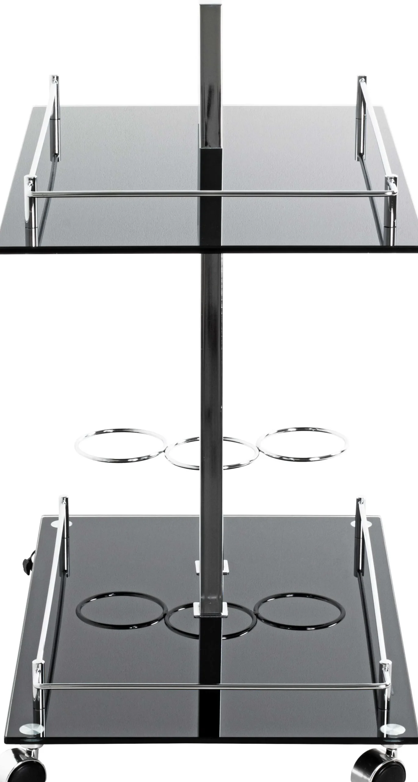 Haku Servierwagen Sam - 60x40x72 cm - Sicherheitsglas/