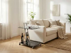 Haku Servierwagen Sam - 60x40x72 cm - Sicherheitsglas/