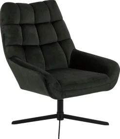 Emob Sessel Paris - 73x82x88 cm - drehbar - dunkeler Samt
