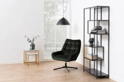 Emob Sessel Paris - 73x82x88 cm - drehbar - dunkeler Samt