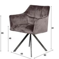 Emob Sessel Rasto velours -