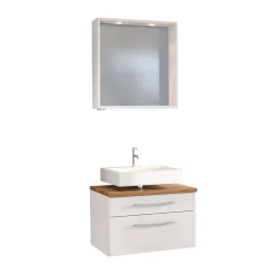 Held Set aus Waschtischunterschrank und Spiegel Dasa 60cm -