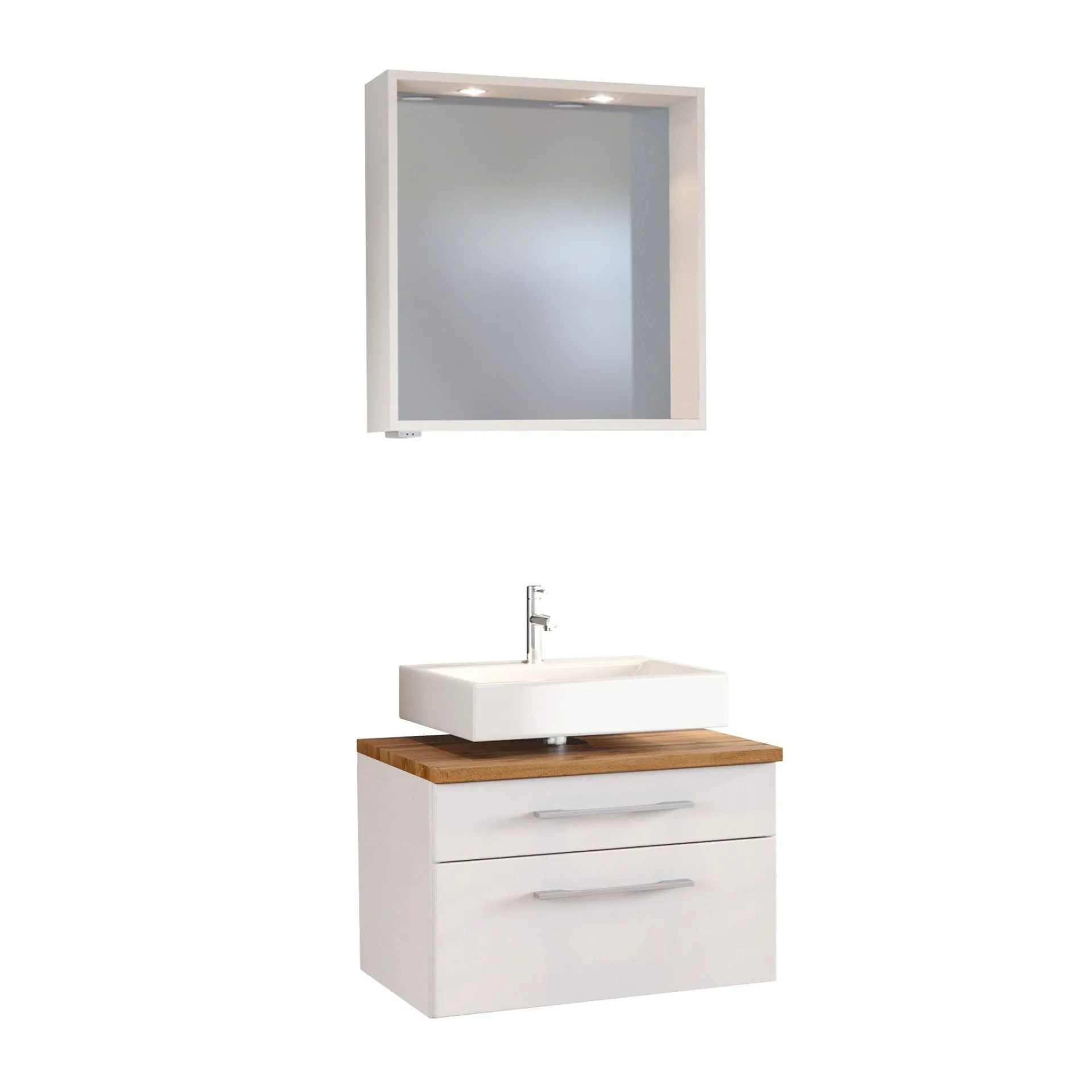 Held Set aus Waschtischunterschrank und Spiegel Dasa 60cm -