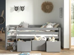Set mit 3 Schubladen Pip - grau