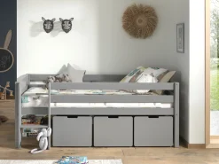 Set mit 3 Schubladen Pip - grau