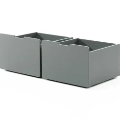 Set mit 2 Schubladen Pip - grau