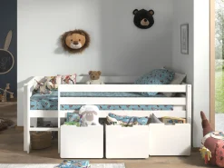 Set mit 3 Schubladen Pip - weiß