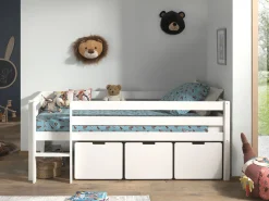 Set mit 3 Schubladen Pip - weiß