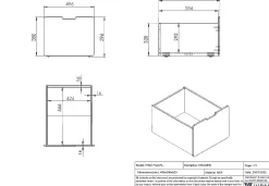 Set mit 3 Schubladen Pip - weiß