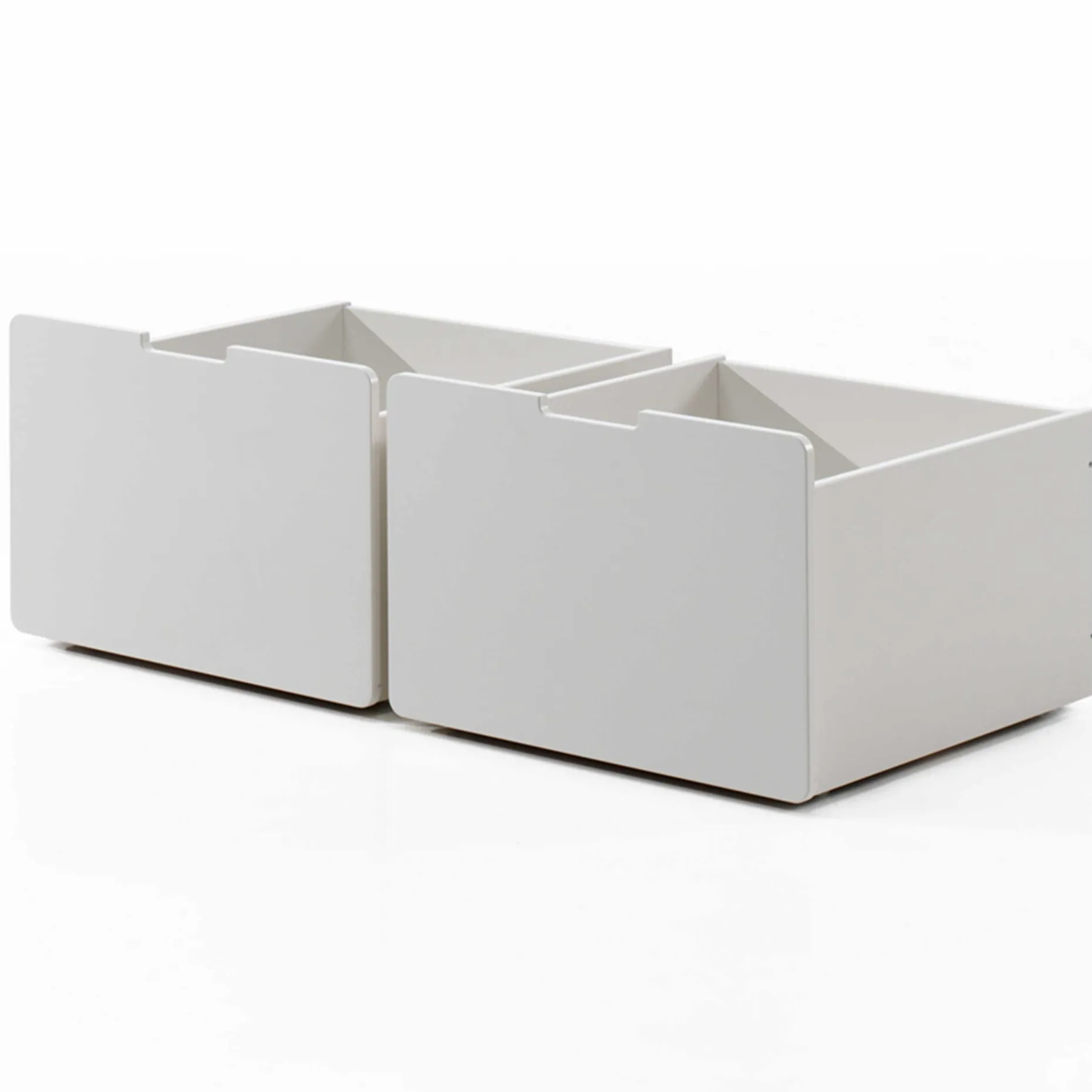 Set mit 2 Schubladen Pip - weiß