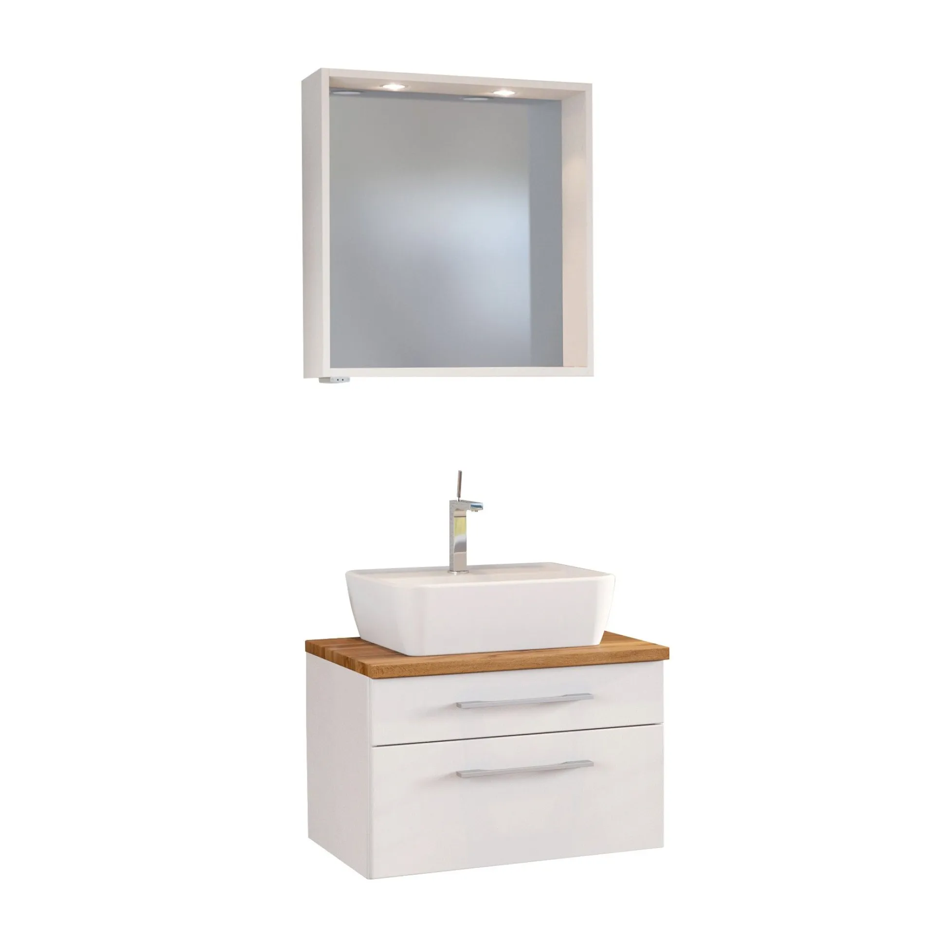 Held Set Waschbecken und Spiegel Dasa 60cm -