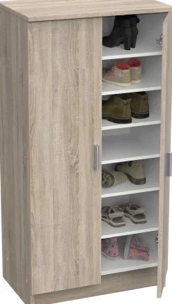 Shelly Schuhschrank - Eiche gebürstet