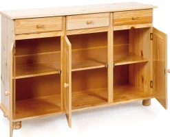 Sideboard Abaco (3 Türen) - braun