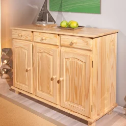 Sideboard Abaco (3 Türen) - braun