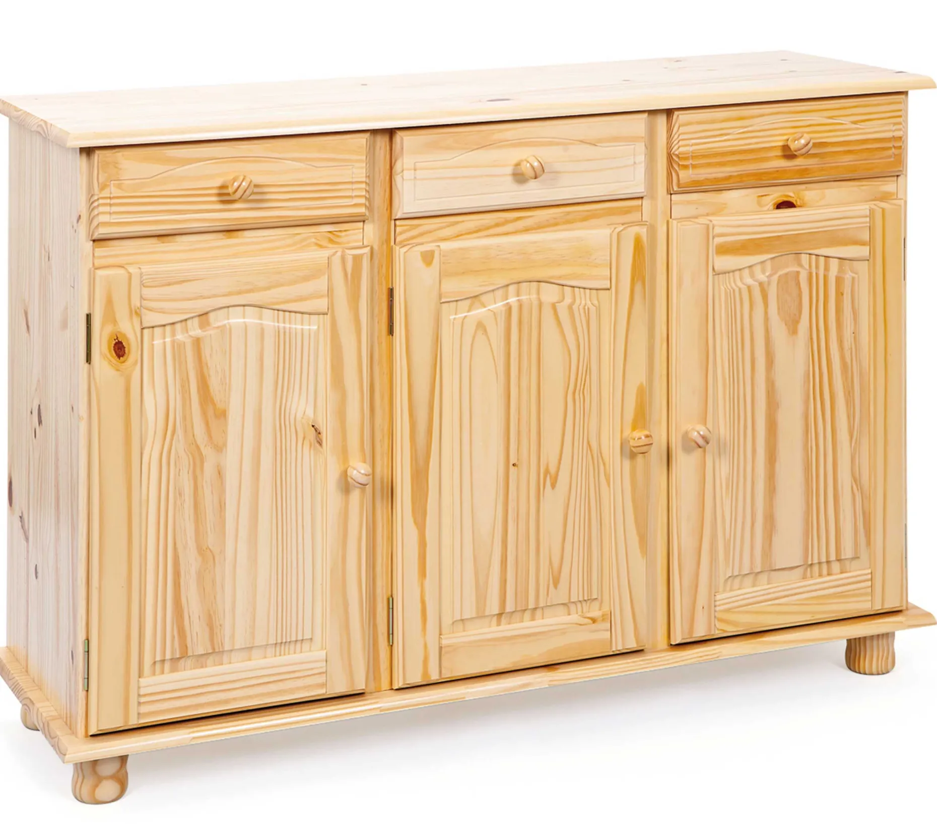Sideboard Abaco (3 Türen) - braun