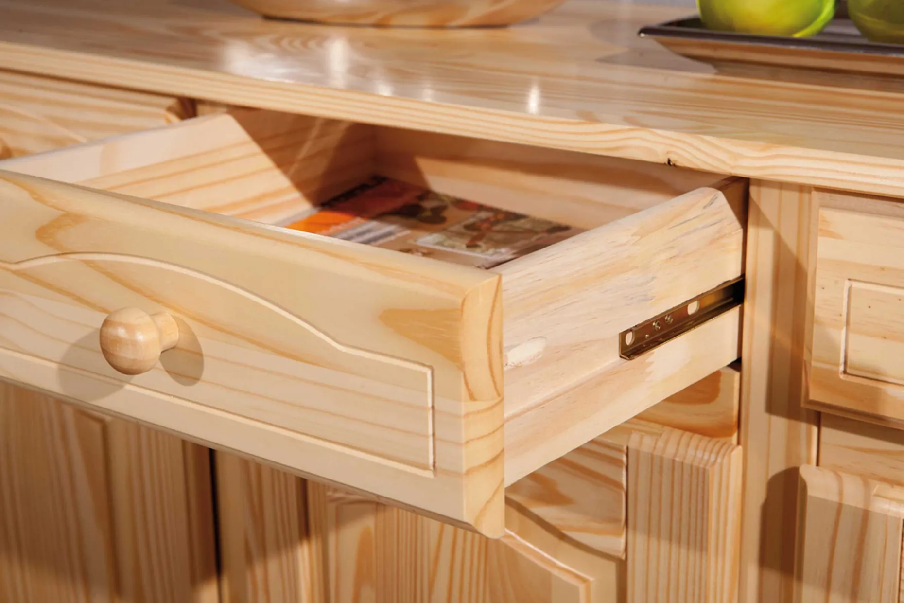 Sideboard Abaco (3 Türen) - braun
