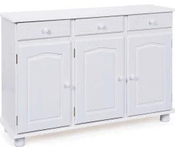 Sideboard Abaco (3 Türen) - weiß