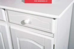 Sideboard Abaco (2 Türen) - weiß