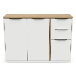 Sideboard Access | 121,5 x 39,6 x 85,6 cm | Weiß