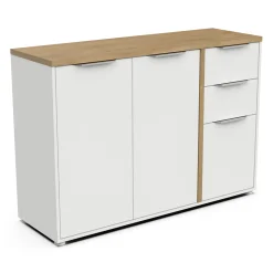 Sideboard Access | 121,5 x 39,6 x 85,6 cm | Weiß