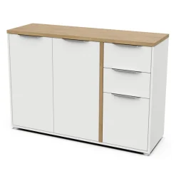 Sideboard Access | 121,5 x 39,6 x 85,6 cm | Weiß