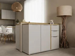 Sideboard Access | 121,5 x 39,6 x 85,6 cm | Weiß