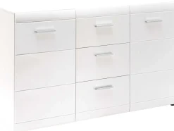 Sideboard Allan 144cm mit 2 Türen und 3 Schubladen - weiß