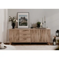 Sideboard Arabella 175 cm 3 Schubladen-Schwedische Eiche