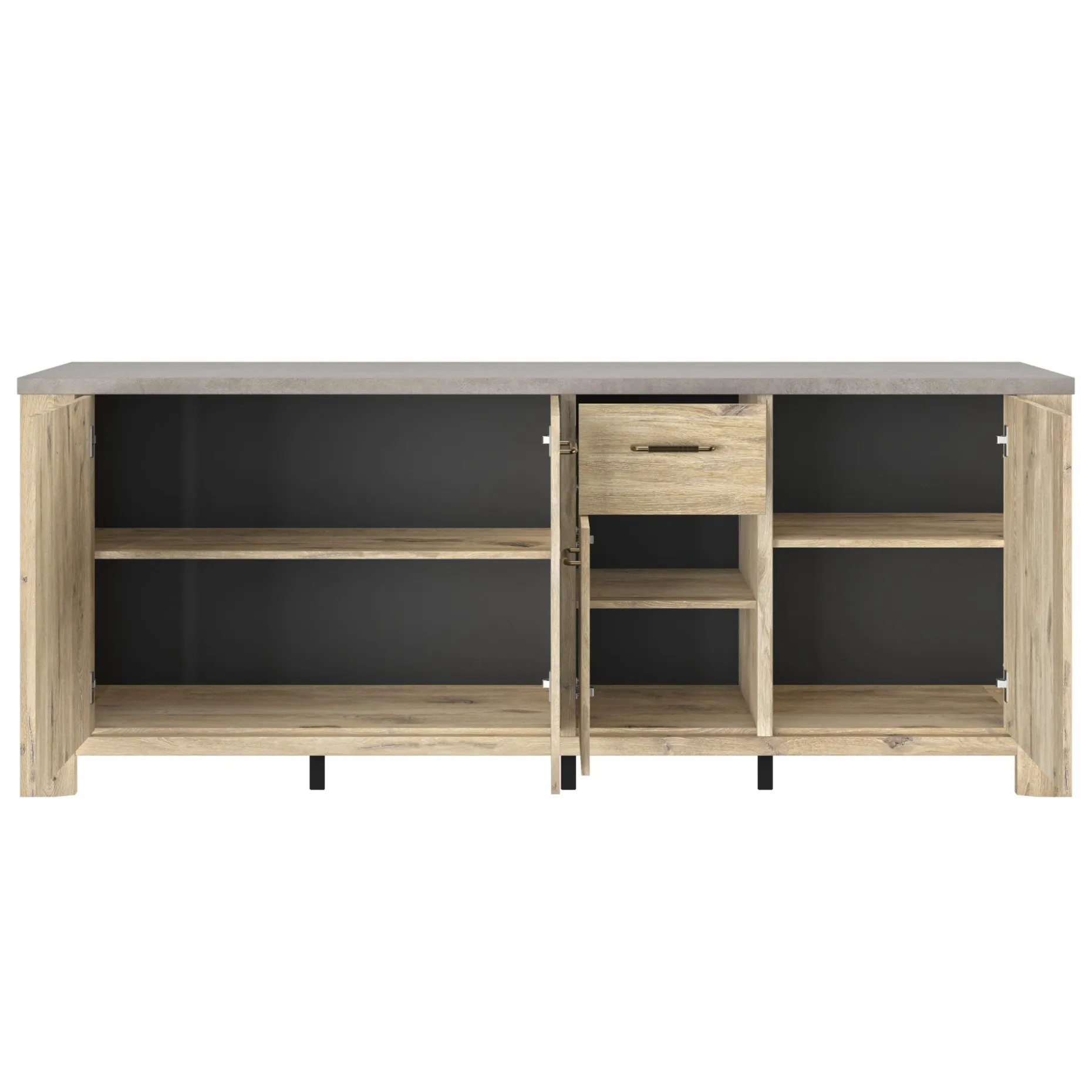 Sideboard Basalte | 220 x 50 x 88 cm | Viking Oak Design