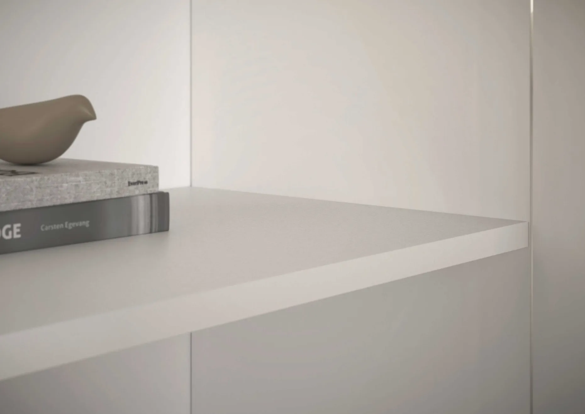Sideboard Brest - 119x35x84cm - 3 Türen und 2 Schubladen - weiß
