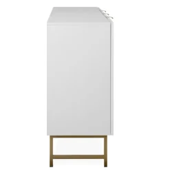 Sideboard Edith-weiß/gold