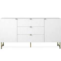 Sideboard Edith-weiß/gold