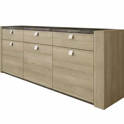 Sideboard Iris - Graue Eiche