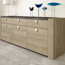 Sideboard Iris - Graue Eiche