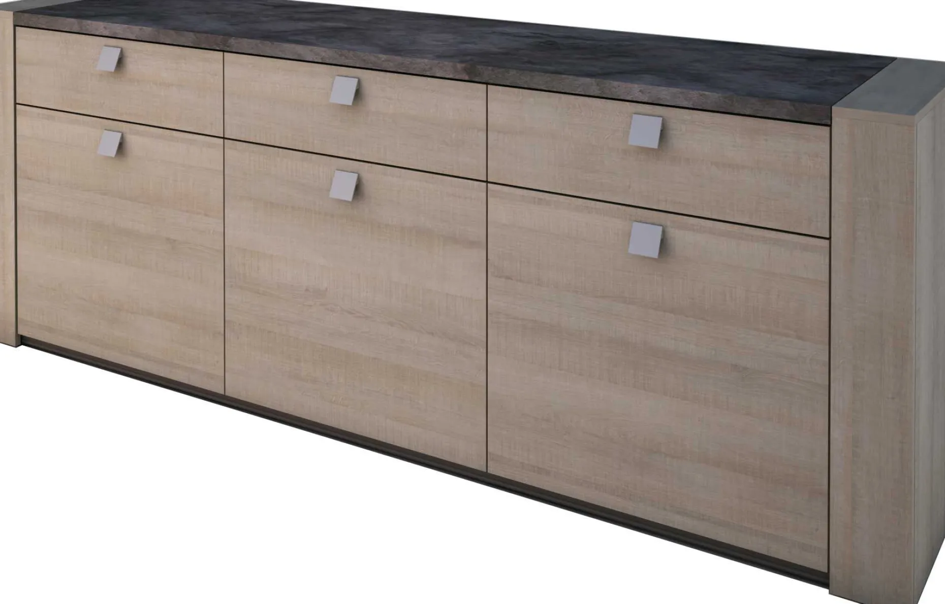 Sideboard Iris - Graue Eiche