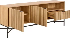 Sideboard Jaipur - 180x40x70cm - 2 Türen und 1 Schublade - Eichendekor