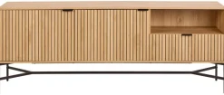 Sideboard Jaipur - 180x40x70cm - 2 Türen und 1 Schublade - Eichendekor