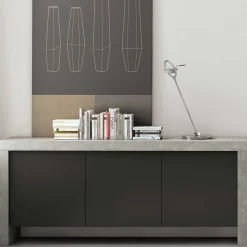 Sideboard Kobe 188cm - Beton/Schwarz