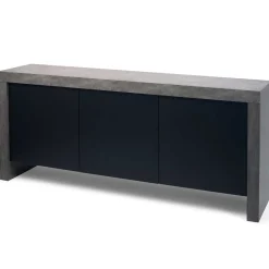 Sideboard Kobe 188cm - Beton/Schwarz