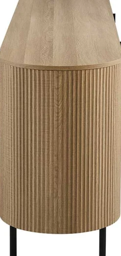 Sideboard Lagos - 200x45x80cm - 4 Türen - Eiche Dekor