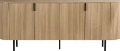 Sideboard Lagos - 200x45x80cm - 4 Türen - Eiche Dekor