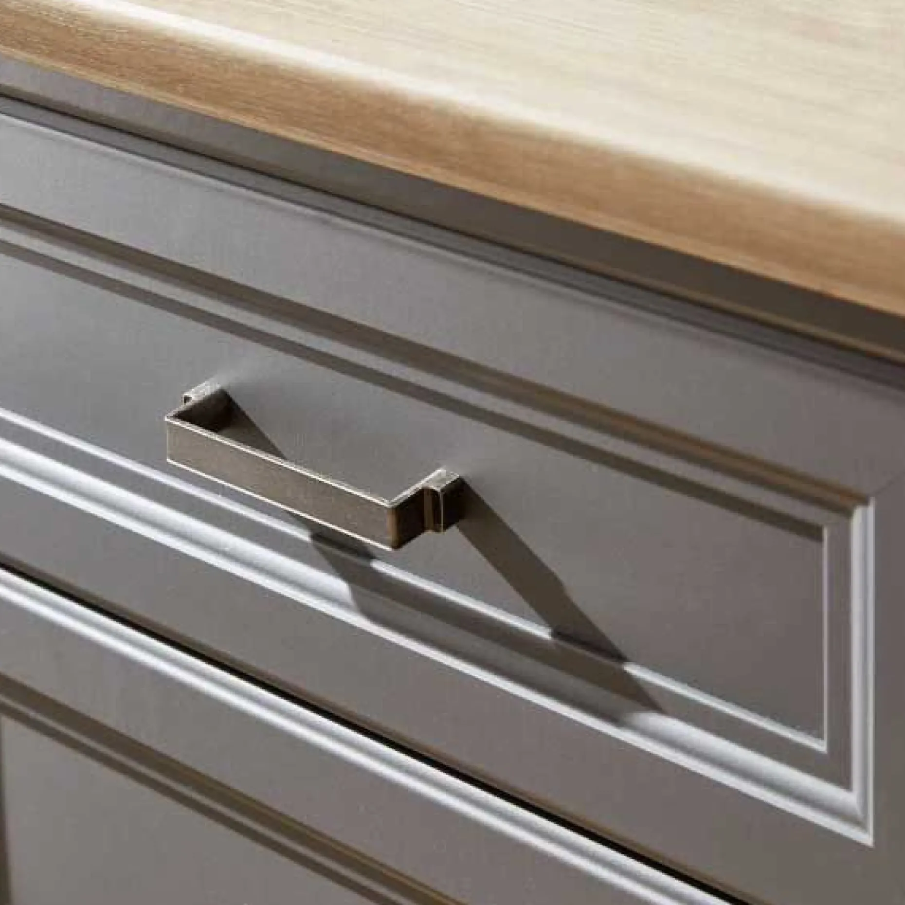 Sideboard Samine 3 Schubladen 3 Türen - graphit/quecksilber