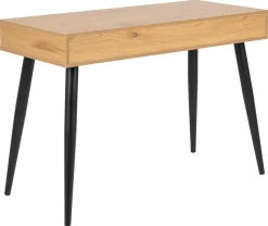 Emob Sideboard/Schreibtisch Jupiter 110 cm 3 Schubladen - Wildeiche/schwarz
