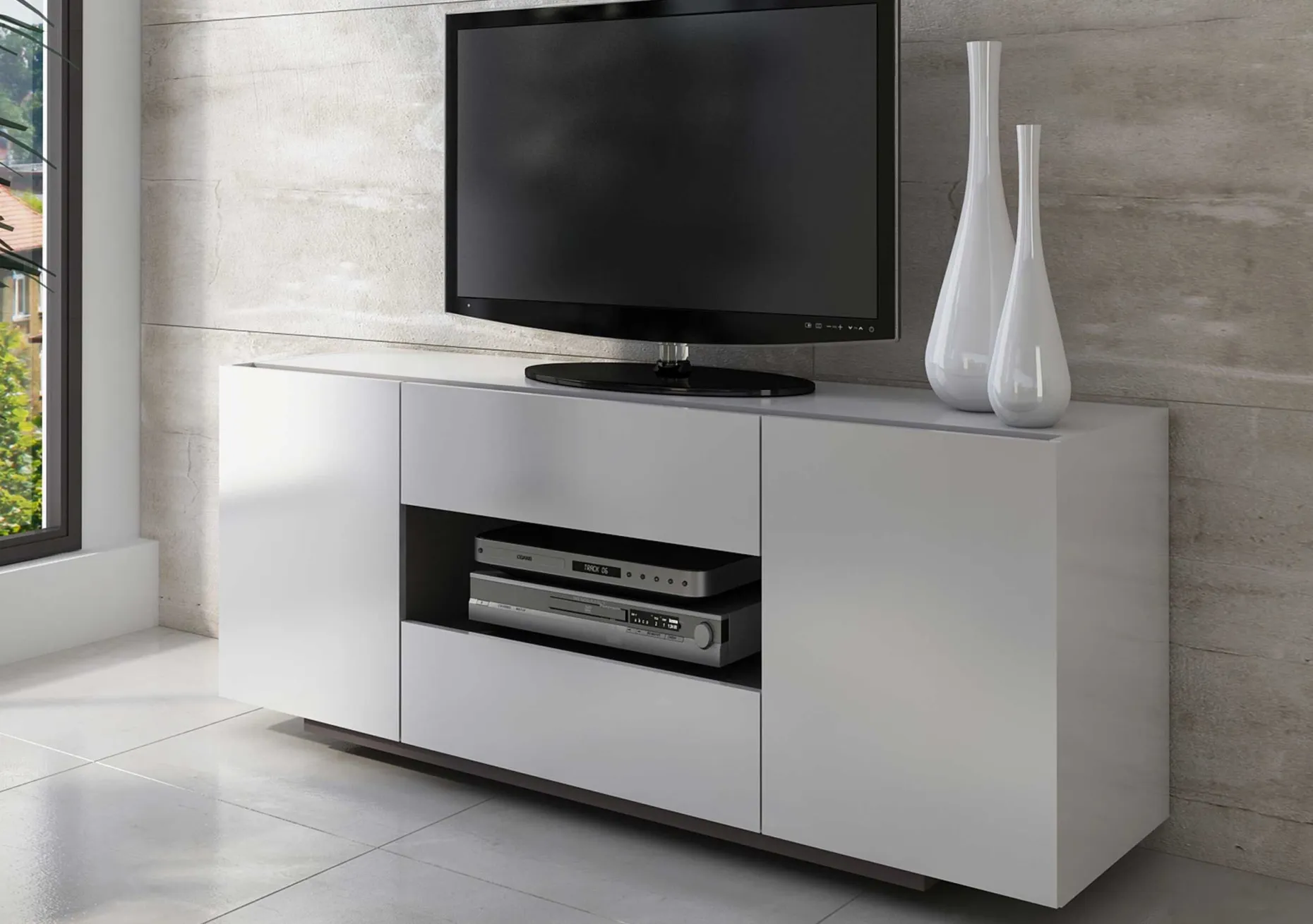 Sideboard / TV-Schrank Ivo - weiß