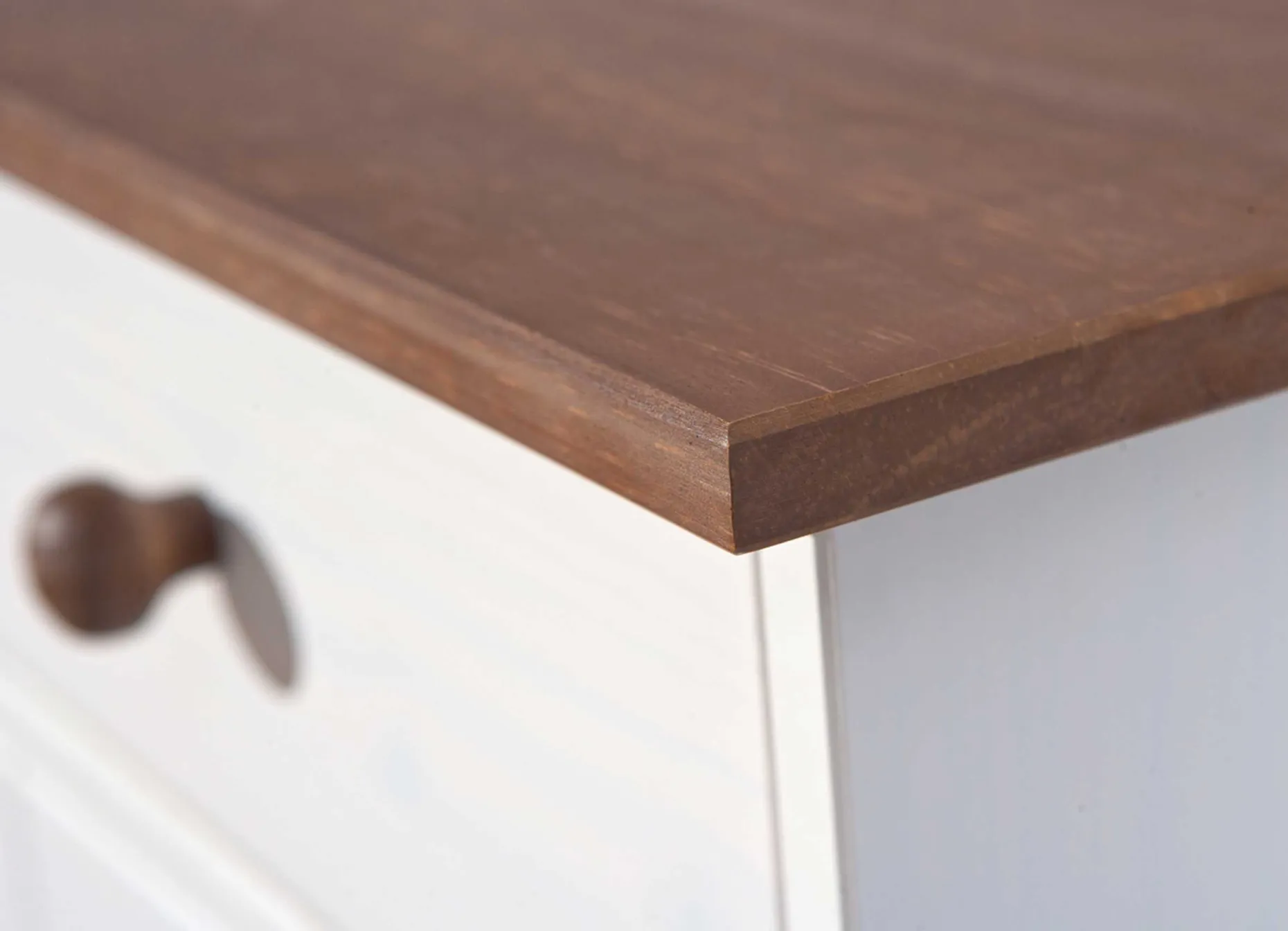 Sideboard Westerland 3 Türen- weiß/braun