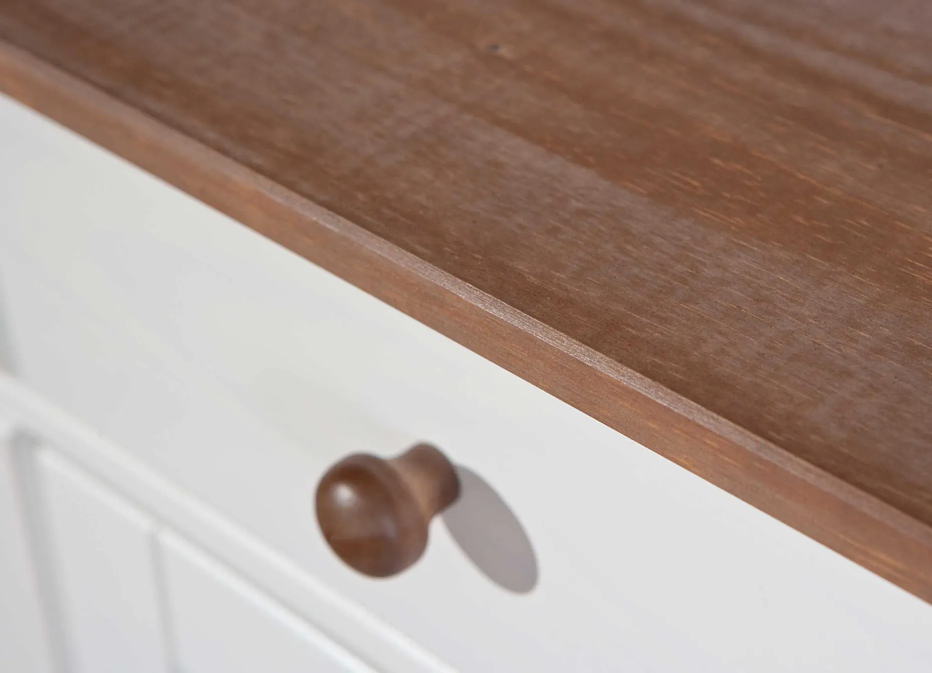 Sideboard Westerland 3 Türen- weiß/braun