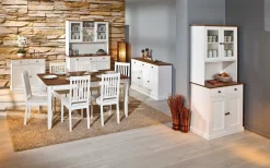 Sideboard Westerland 3 Türen- weiß/braun